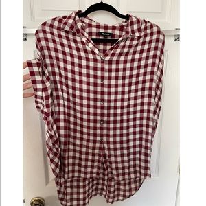 Madewell Red Plaid Central Shirt